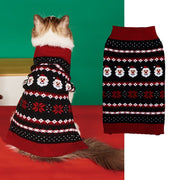Festive Reindeer Knit Pet Sweater – Christmas Dog & Cat Jumper (Multiple Styles) UK PET HOUSE