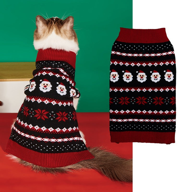 Festive Reindeer Knit Pet Sweater – Christmas Dog & Cat Jumper (Multiple Styles) UK PET HOUSE