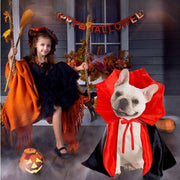 Vampire Cloak Pet Costume – Adorable Halloween Outfit for Cats & Small Dogs UK PET HOUSE