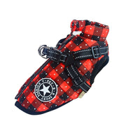 Pet Christmas Dog Waterproof Reflective Belt Chest And Back Autumn Warm Pet Clothes UK PET HOUSE
