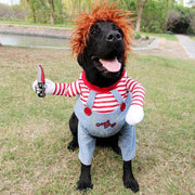 Chucky-Inspired Dog Cat Costume – Funny Halloween Outfit for Pets UK PET HOUSE