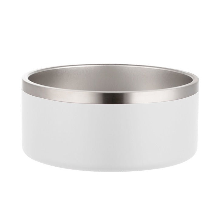 Pet Cat Dog Large Capacity Stainless Steel Bowl Double Layer Vacuum eprolo