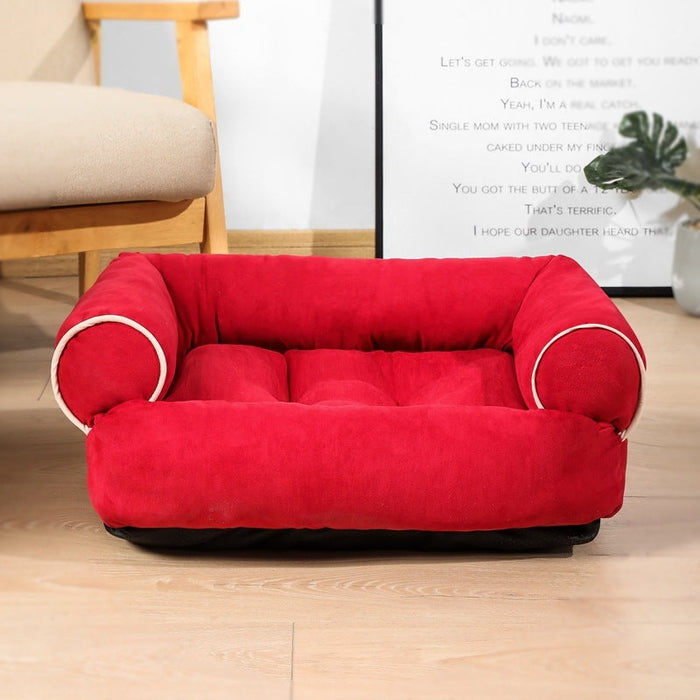Cozy Pet Sofa Bed for Cats & Dogs – Warm, Soft, Multi-Color Pet House & Cushion DOG n KITTY