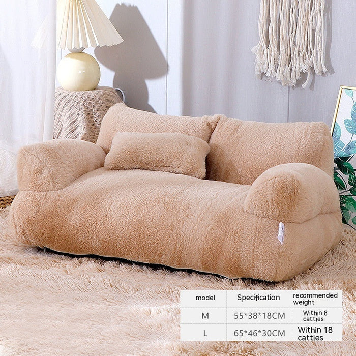 Luxury Pet Bed – Winter Warm Plush Nest for Cats & Small Dogs DOG n KITTY