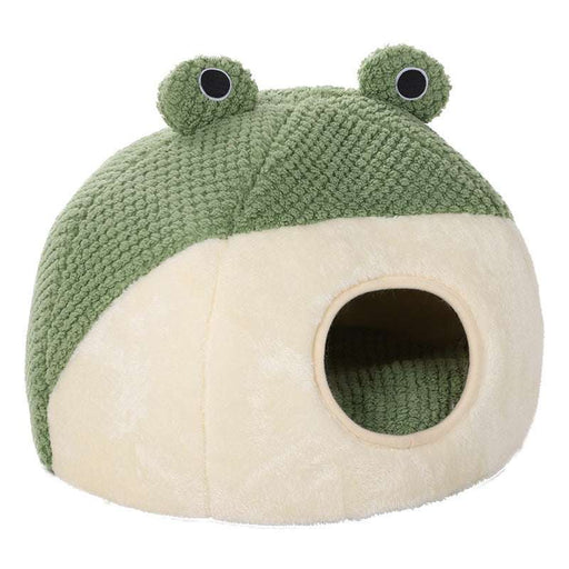 Little Frog Pet Bed – Warm Plush Nest for Small Cats & Dogs (Up to 5 kg), Cozy Autumn Winter House Prowise Healthcare