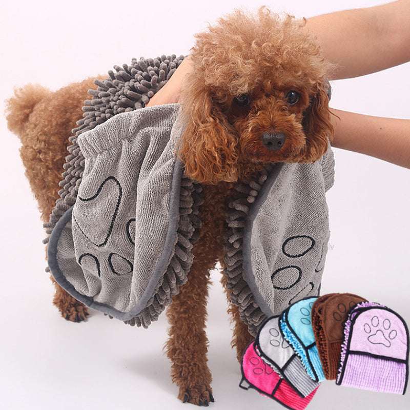 Super Absorbent Pet Bath Towel – Quick-Dry Microfiber UK PET HOUSE