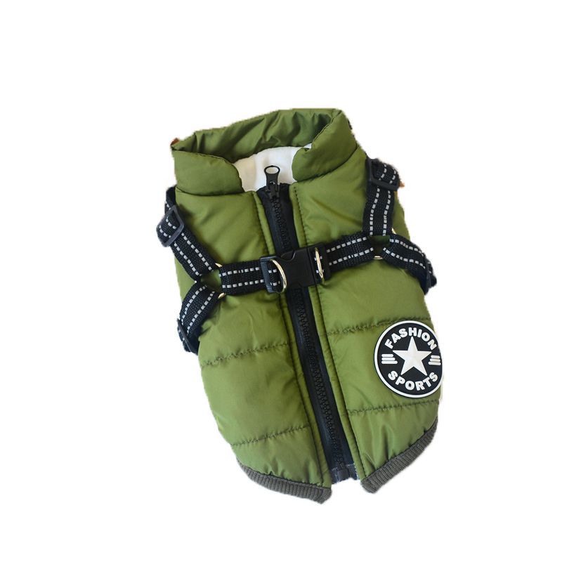 Pet Dog & Cat Winter Hooded Coat Jacket UK PET HOUSE