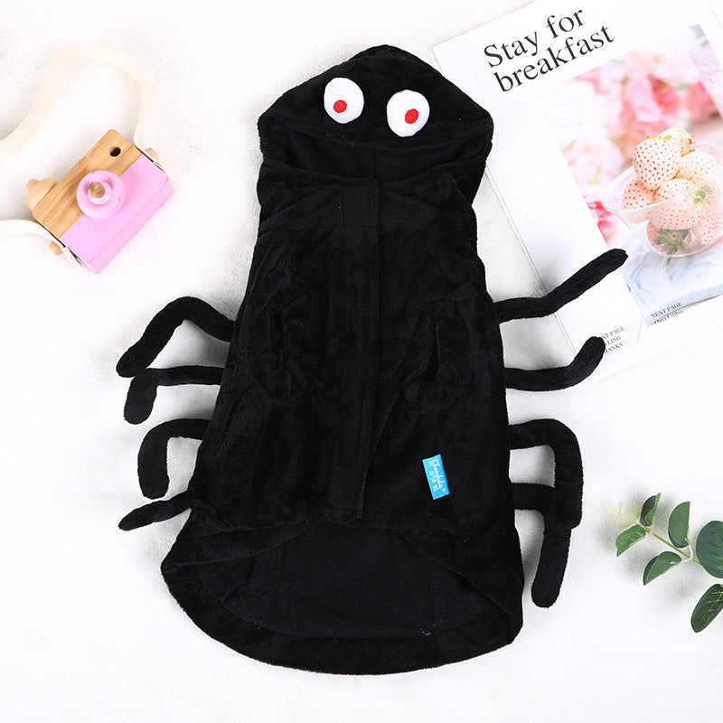 Halloween Spider Pet Costume – Funny Outfit for Cats & Dogs UK PET HOUSE