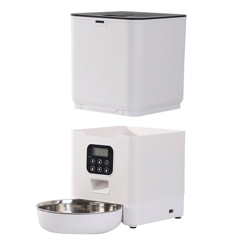 6L Intelligent Automatic Pet Feeder UK PET HOUSE