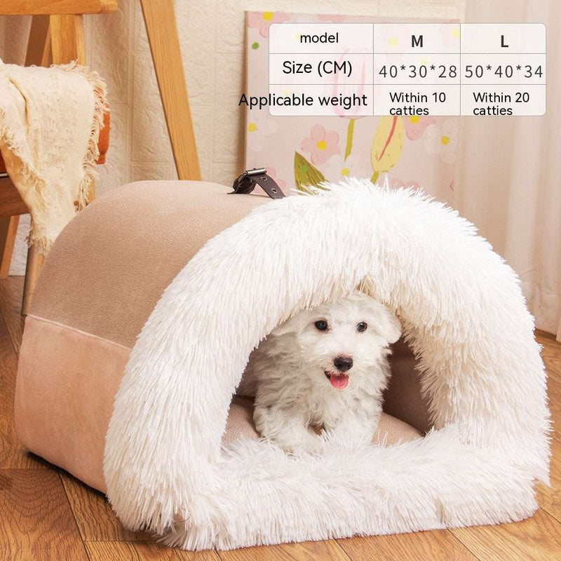 Cozy Portable Pet Nest – Moisture-Proof Warm Bed for All Seasons UK PET HOUSE