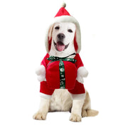 Pet Cat Dog Christmas Fleece Outfit eprolo
