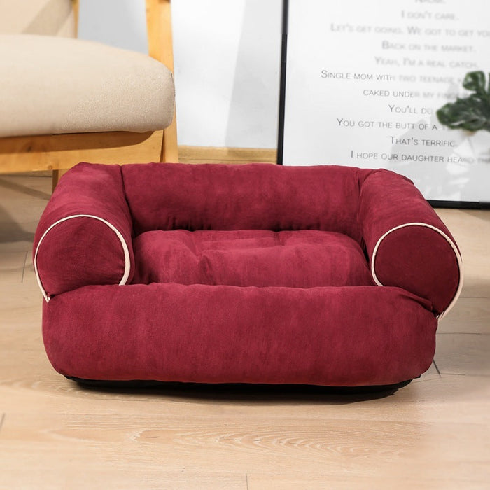 Cozy Pet Sofa Bed for Cats & Dogs – Warm, Soft, Multi-Color Pet House & Cushion DOG n KITTY