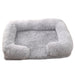 Plush Rectangular Pet Bed – Cozy Winter Nest for Cats & Dogs, Soft Indoor Cushion UK PET HOUSE