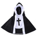 Halloween Pet Costume – Choose Between Nun Cloak or Priest Holding Bible Outfit for Cats & Small Dogs UK PET HOUSE