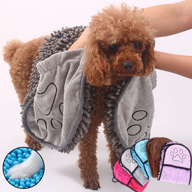 Super Absorbent Pet Bath Towel – Quick-Dry Microfiber UK PET HOUSE