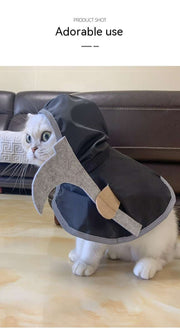 Halloween Pet Cloak – Spooky Death Cape Costume for Cats & Small Dogs DOG n KITTY