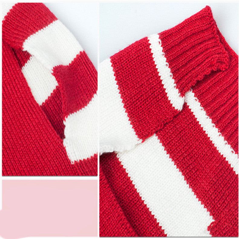 Christmas Moose Pattern Sweater for Dogs & Cats – Festive Winter Knitwear UK PET HOUSE