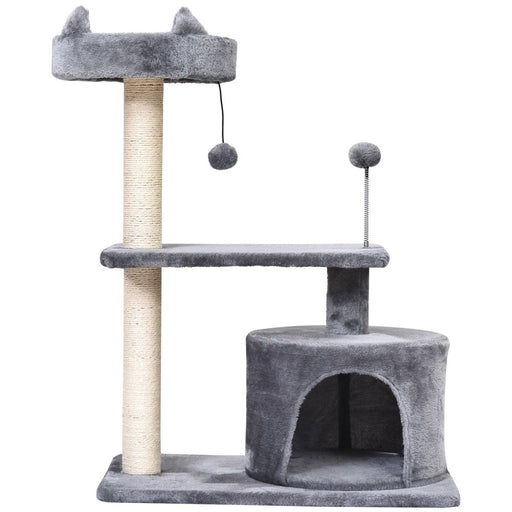 81cm Cat Tree Scratching Post Tower UK PET HOUSE