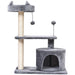 81cm Cat Tree Scratching Post Tower UK PET HOUSE