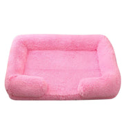 Plush Rectangular Pet Bed – Cozy Winter Nest for Cats & Dogs, Soft Indoor Cushion UK PET HOUSE