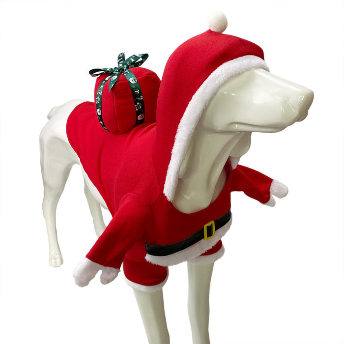 Pet Cat Dog Christmas Fleece Outfit