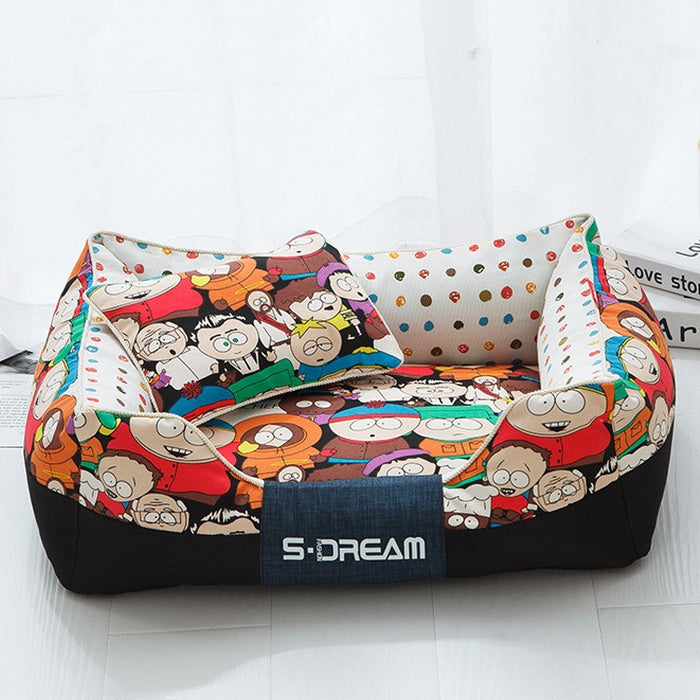 PawLuxe Pet Bed – Plush Indoor Bed for Cats & Dogs, Elegant Dog & Cat Mat UK PET HOUSE