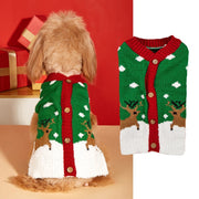 Festive Reindeer Knit Pet Sweater – Christmas Dog & Cat Jumper (Multiple Styles) UK PET HOUSE
