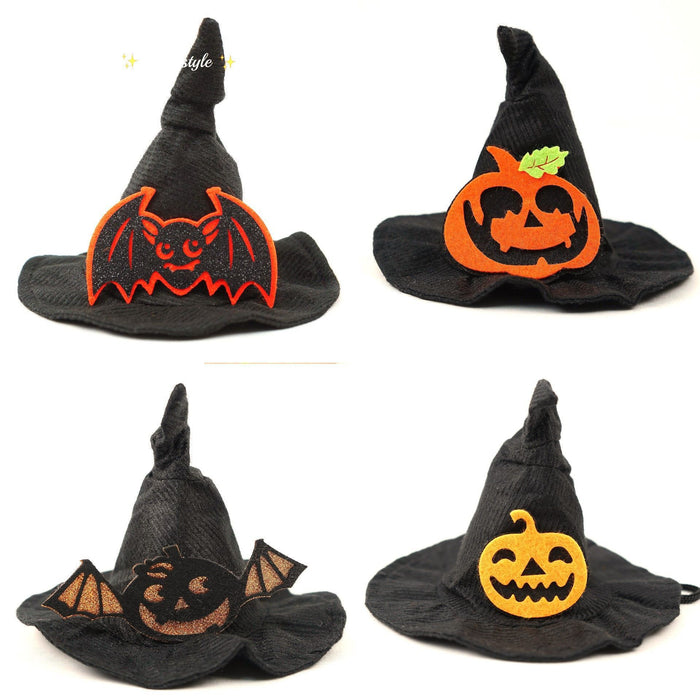 Pet Dog Cat Halloween Multiple Pumpkin Hat Designs