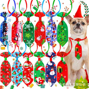 Pet Cat Dog Christmas Cute Printed Small Necktie Unbranded