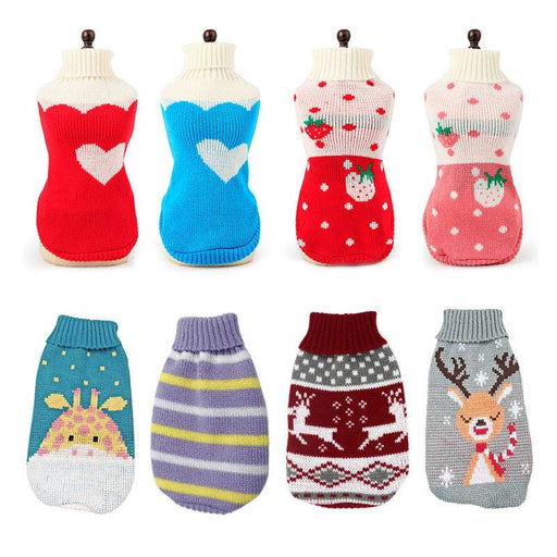 Pet Dog Cat Cute Sweaters Christmas Unbranded
