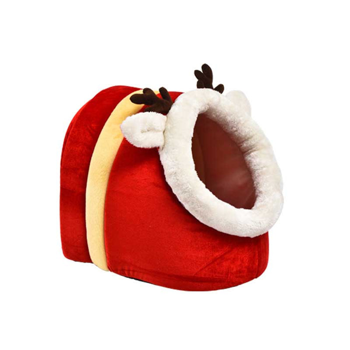 Pet Dog Cat Christmas Pet Nest Bed