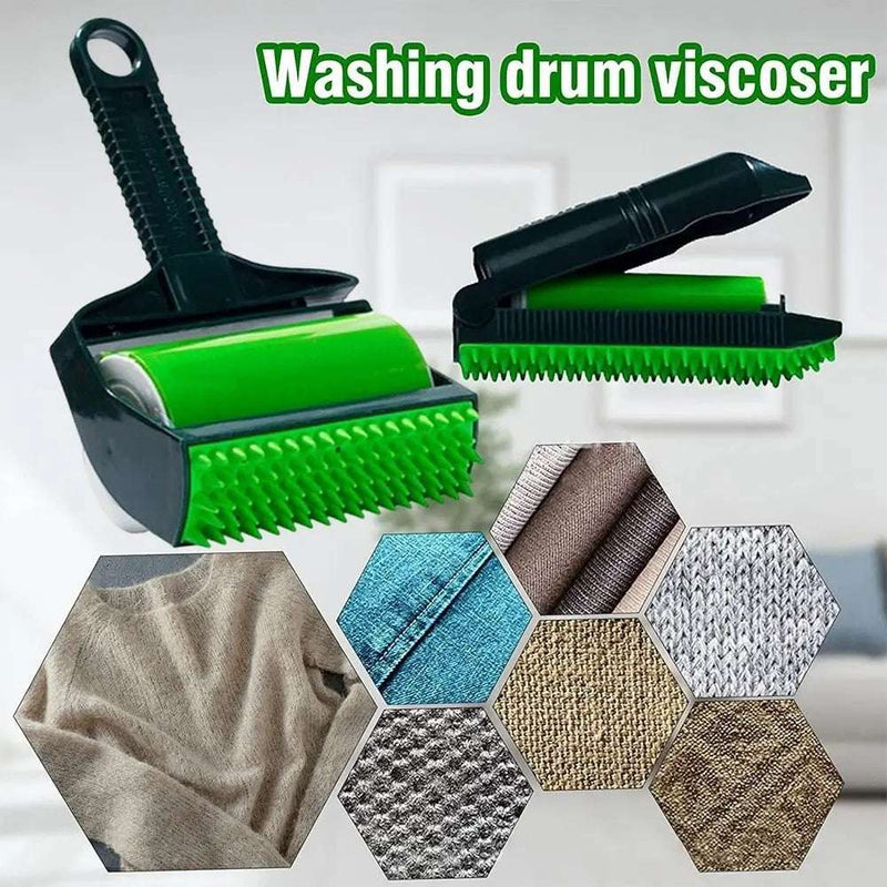 Pet Cat Dog Portable Washable Lint Remover Lint Sticking Roller Clothes Dust Cleaner Cleaning Hair Remover eprolo