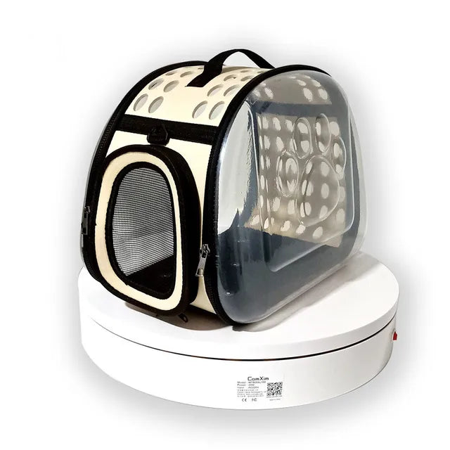 Pet Cat Dog Luxury Large Single Shoulder Handbag Space Portable Mesh Breathable Transparent Travel Pet Outdoor Carrier Bag eprolo