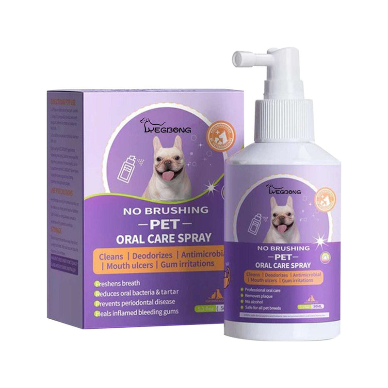 Pet Cat Dog Teeth cleaning spray Pet Oral Cleaning Breath Fresh Deodorant eprolo