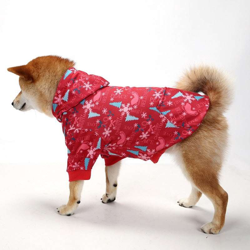 Pet Dog Christmas Plaid Hoodie eprolo