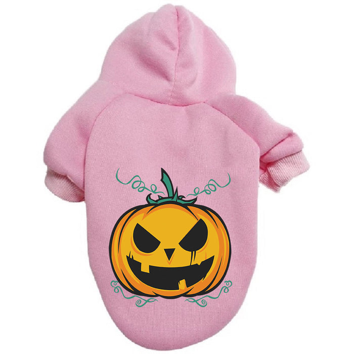 Pet Dog Cat Halloween Pumpkin Pattern Sweater Clothes