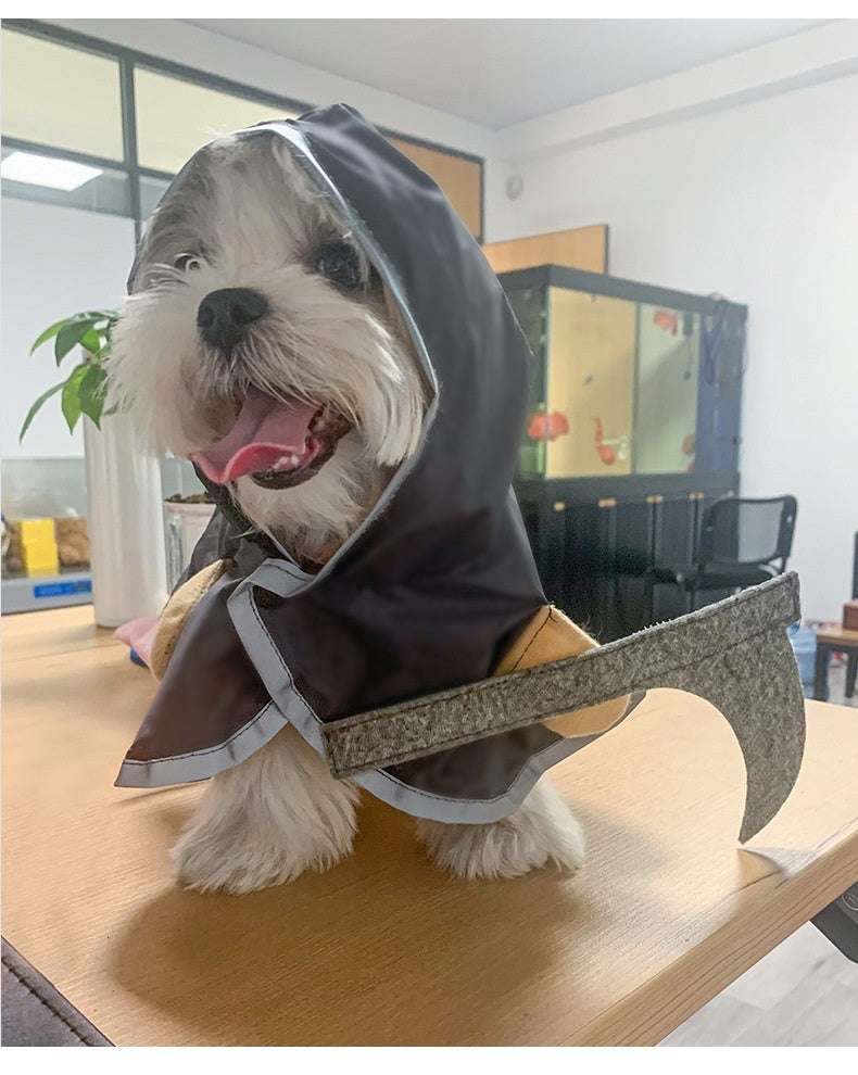 Halloween Pet Cloak – Spooky Death Cape Costume for Cats & Small Dogs DOG n KITTY