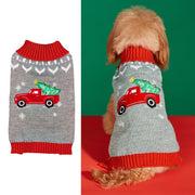 Festive Reindeer Knit Pet Sweater – Christmas Dog & Cat Jumper (Multiple Styles) UK PET HOUSE