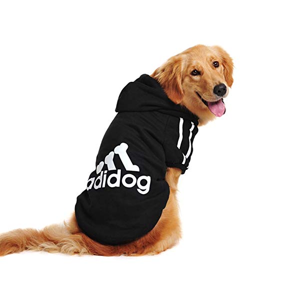 Pet Dog Oversized Hooded Sweater for LARGE Breeds (adidog)