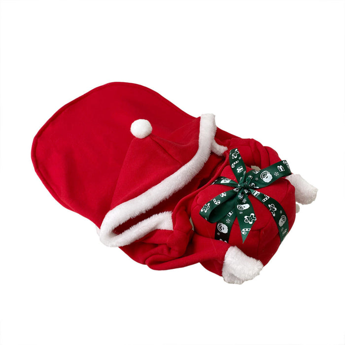 Pet Cat Dog Christmas Fleece Outfit