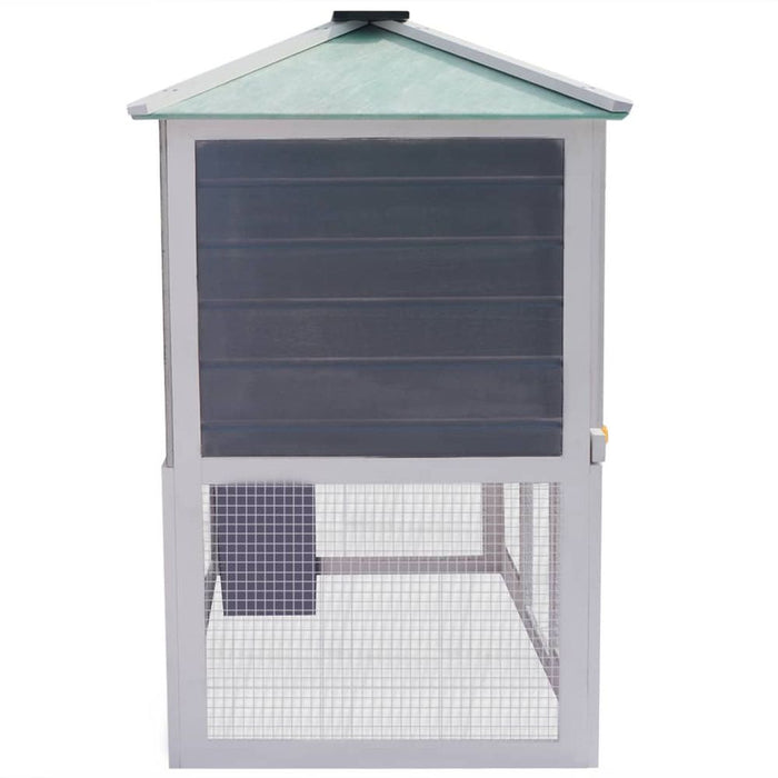 Animal Rabbit Cage Double Floor Wood UK PET HOUSE