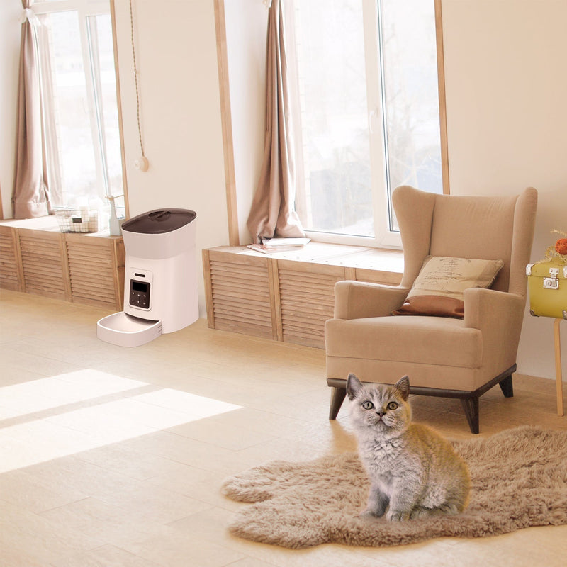 Automatic Pet Feeder With LCD Screen 4L UK PET HOUSE