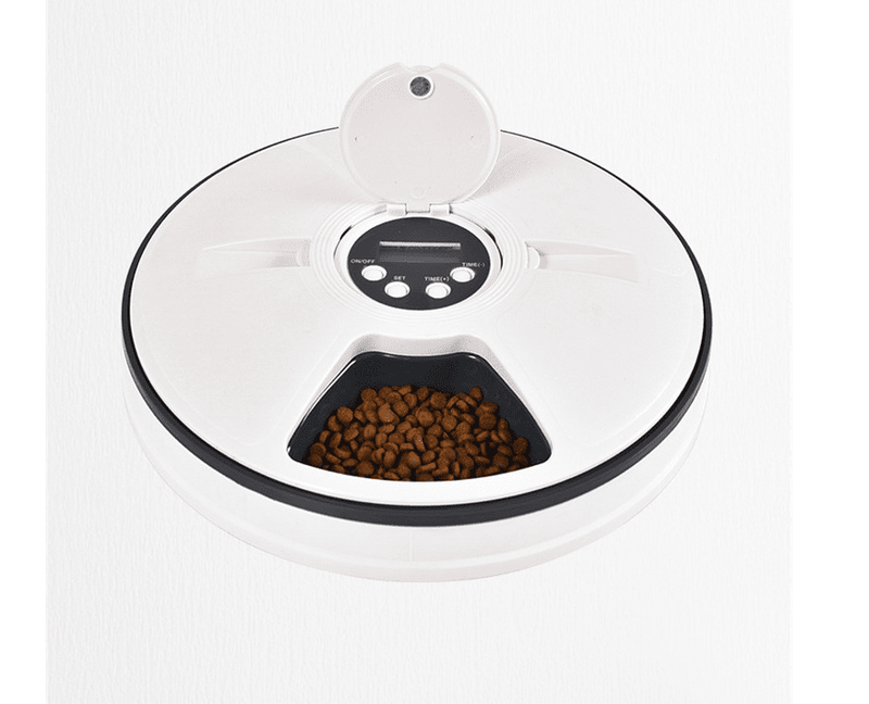 Automatic Pet Feeder With Six Meal Grids UK PET HOUSE