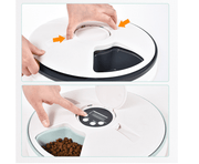 Automatic Pet Feeder With Six Meal Grids UK PET HOUSE