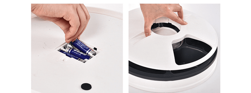 Automatic Pet Feeder With Six Meal Grids UK PET HOUSE