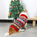 Autumn Pet Christmas Acrylic Sweater Red UK PET HOUSE