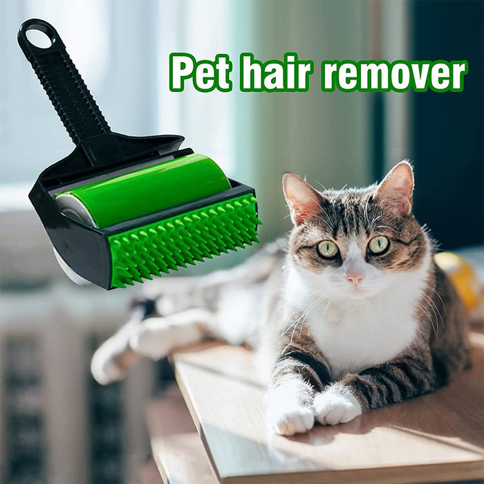 Pet Cat Dog Portable Washable Lint Remover Lint Sticking Roller Clothes Dust Cleaner Cleaning Hair Remover