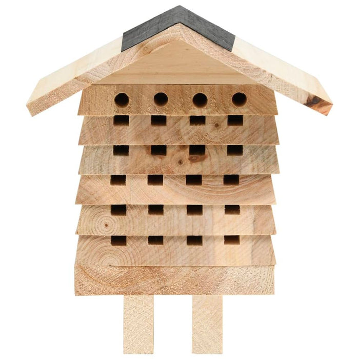 Bee Hotel Solid Firwood 22x20x20 cm UK PET HOUSE