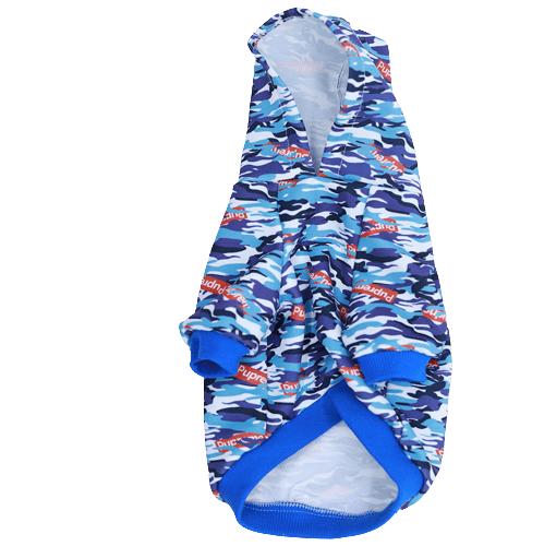 Camouflage Pet Hoodie With Print Pet Outfit UK PET HOUSE