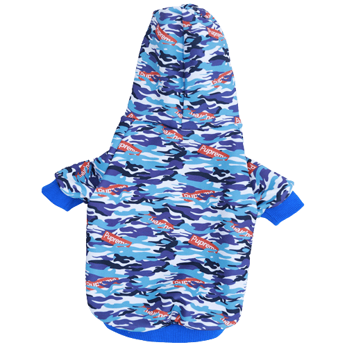 Camouflage Pet Hoodie With Print Pet Outfit UK PET HOUSE